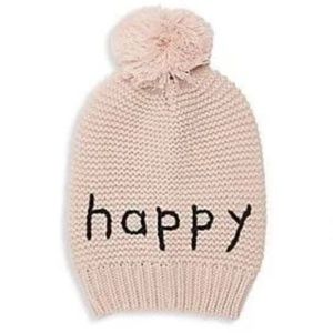 NEW WITH TAGS. Hat Attack Happy Motto Knit Beanie